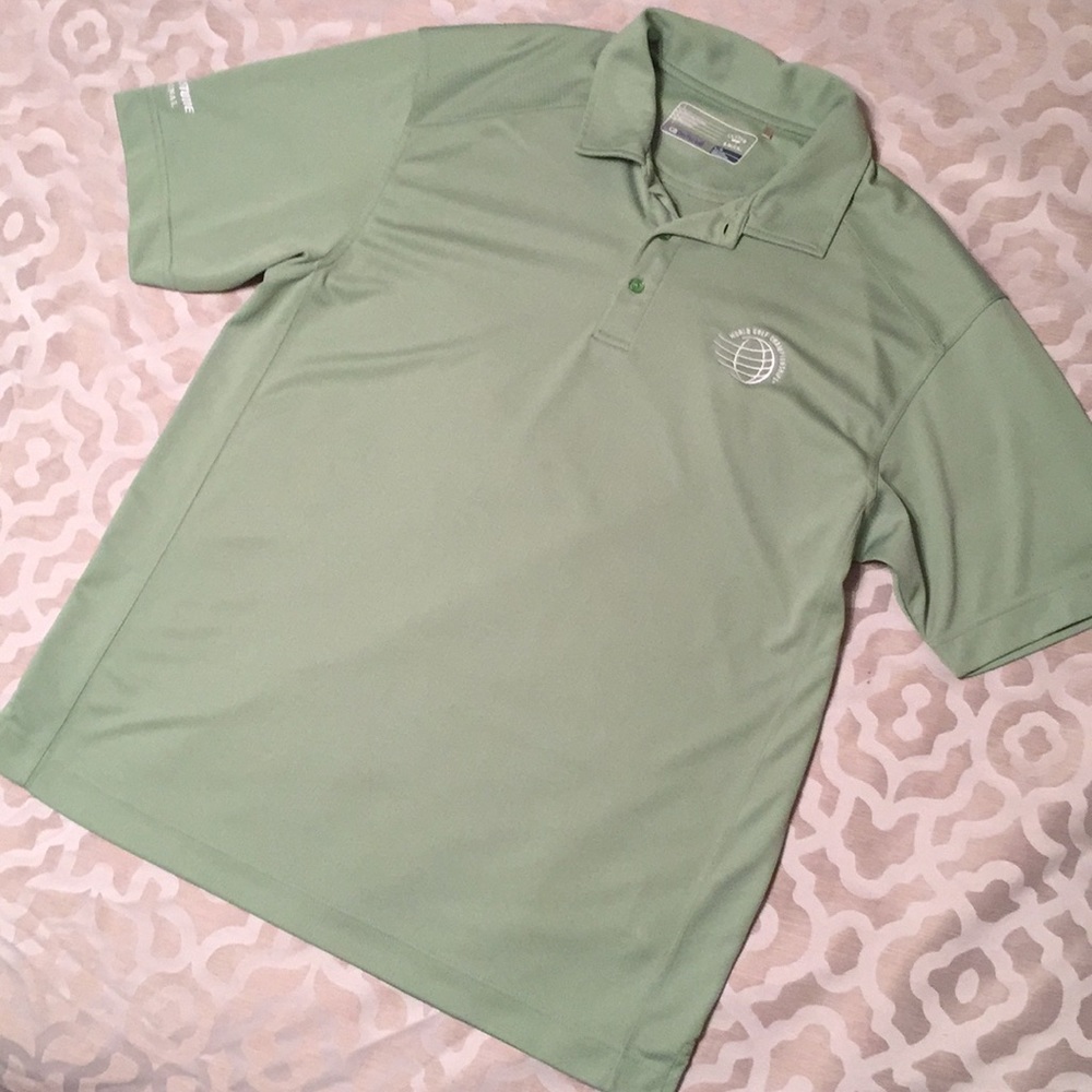 Light Green Performance Polo Shirt by Unknown Brand